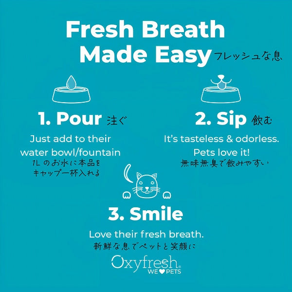 ペット デンタル ウォーター アディティブ  89ml・237ml・473ml・3.8ℓ