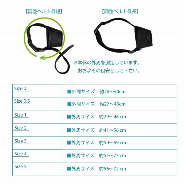 メッシュ マズル 無駄吠え防止 口輪