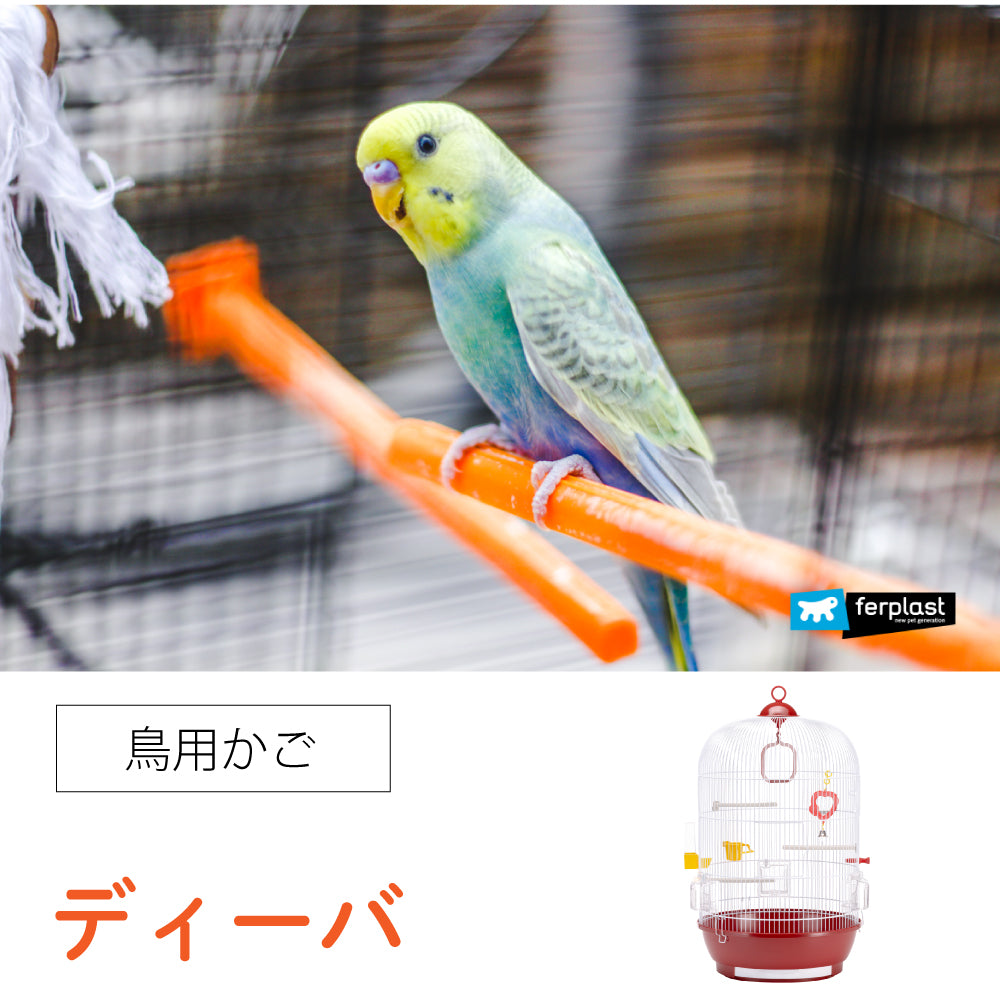イタリアferplast社製 鳥かご アンティークブラス ゴールド 鳥籠