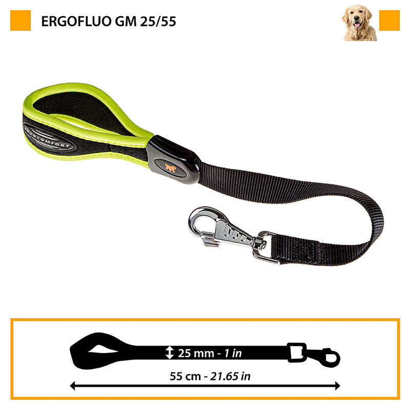 短引きリード GM25/55 ERGO COMFORT FLUO エルゴコンフォート ネオンカラー