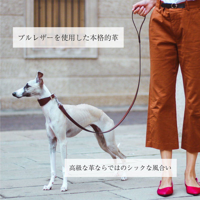 犬具 VIP G リード 本格ブルレザー 革