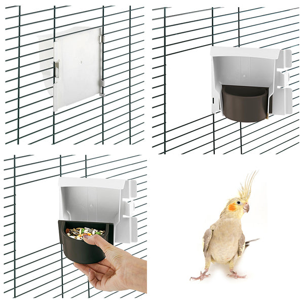 BRAVA 4 ブラバ4 鳥かご専用 回転式のエサ入れ