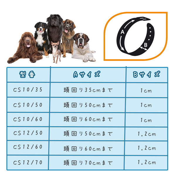 引っ張りぐせを直す首輪 ダービー DERBY チョーク カラ— サイズ6展開