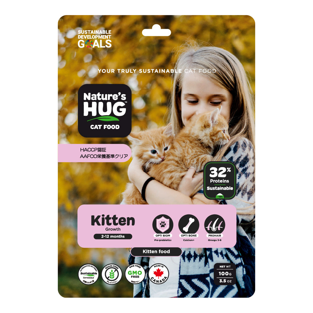 HUG ネイチャーズハグ キトン グロース 猫 ドライフード 100g