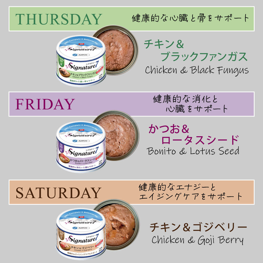 ウイークリーパック パティ 80g×7缶 ネコ 猫 総合栄養食 リアルミート