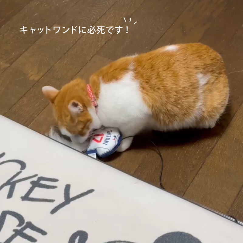MLB公式  猫じゃらし キャットワンドトイ ドジャース 大谷翔平選手モデル