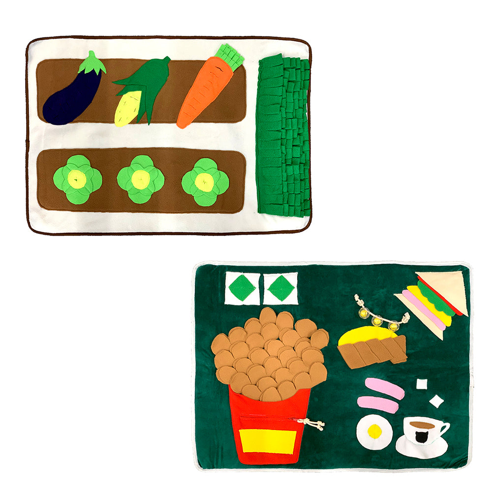 知育トイ 犬 おもちゃ 野菜畑 ランチ 玩具 遊び ペット用品