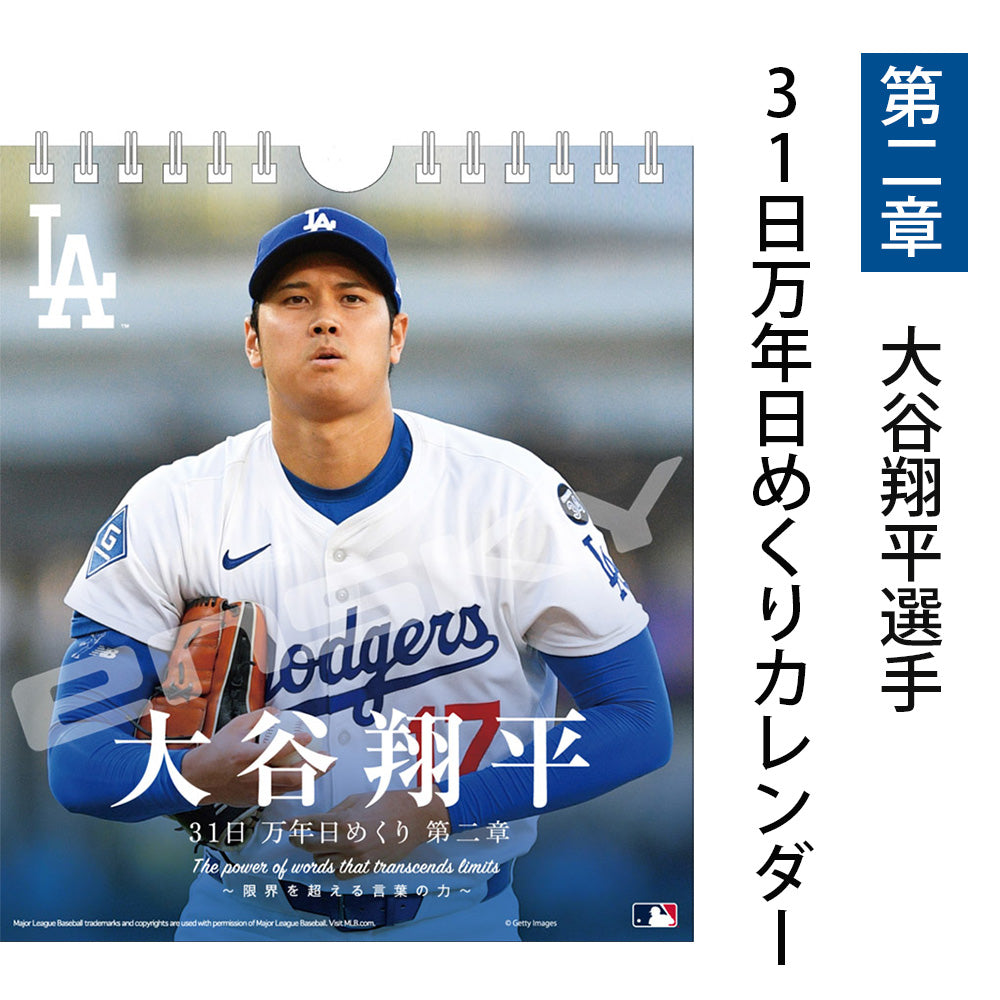 【貴重レンジャーズ時代】JAL &大谷翔平クリアファイル 2027年 MLB公式 ドジャース 大谷翔平選手 カレンダー 壁掛け 卓上