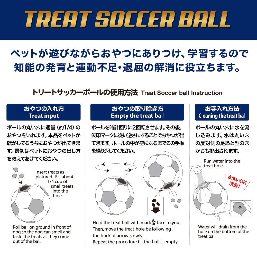知育トイ サッカー日本代表チームモデル トリートサッカーボール