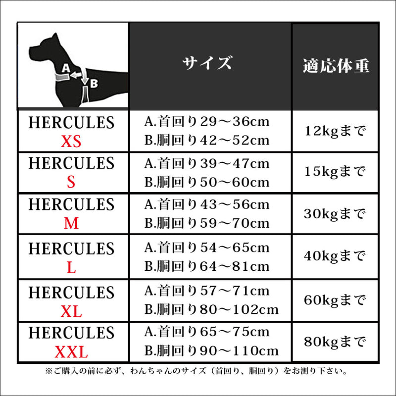 HERCULES P ハーネス ヘラクレス 6サイズ展開 介護