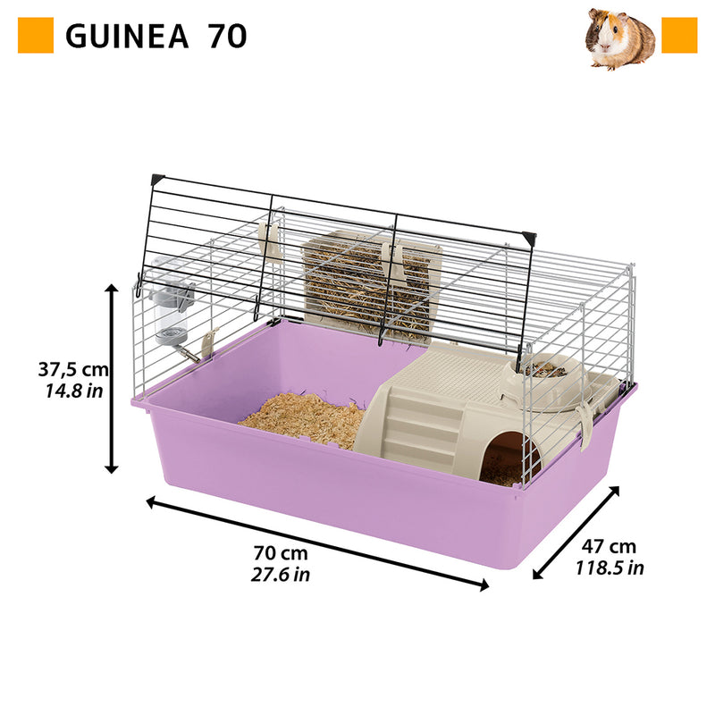 ギニア 70 モルモット ゲージ 小動物 ハウス GUINEA イタリアferplast社製