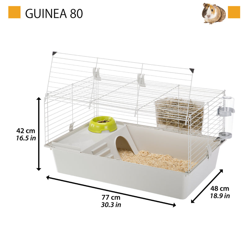 ギニア 80 モルモット・うさぎ ゲージ 小動物 GUINEA イタリアferplast社製