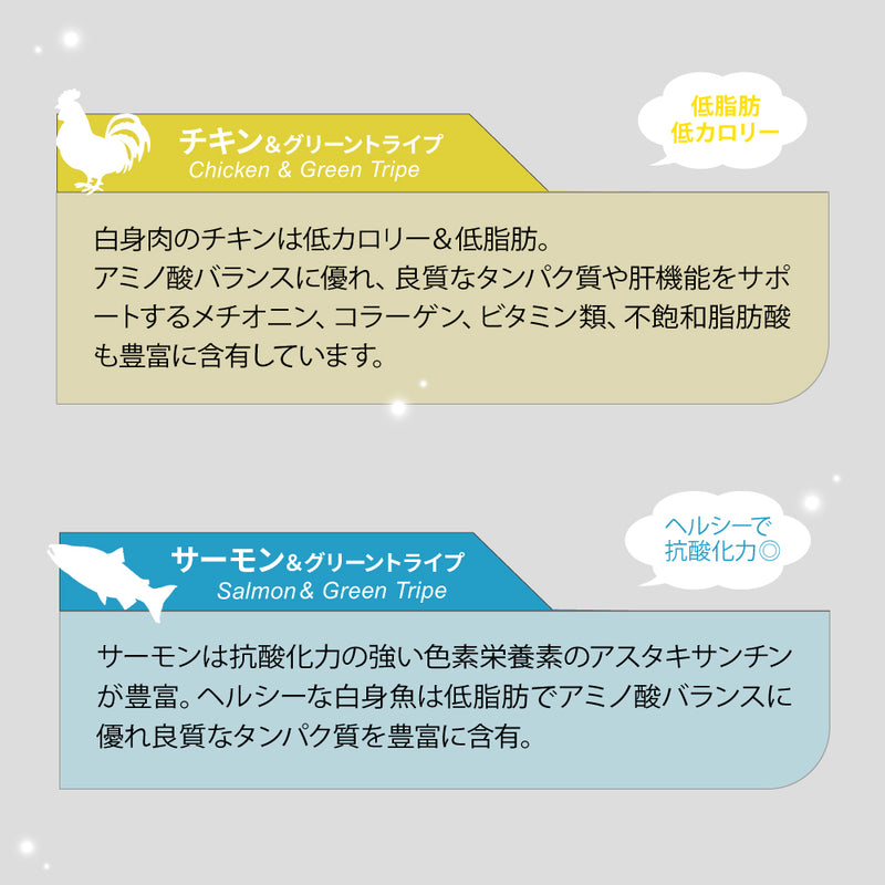 チキン＆グリーントライプ 185g 総合栄養食 穀物不使用 ドッグフード 犬ピュア