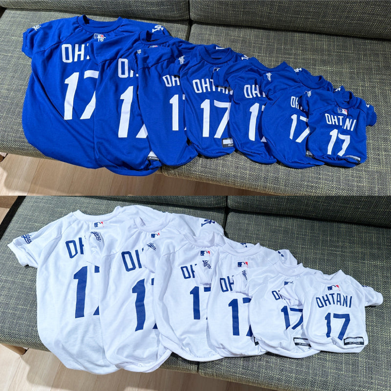 【予約販売】MLB公式 ロサンゼルス ドジャース 大谷翔平選手モデル ユニフォーム 野球 Tシャツ  Los Angeles Dodgers ペット