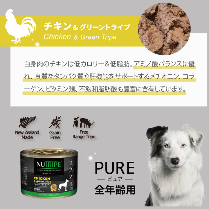 チキン＆グリーントライプ 総合栄養食 穀物不使用 ドッグフード