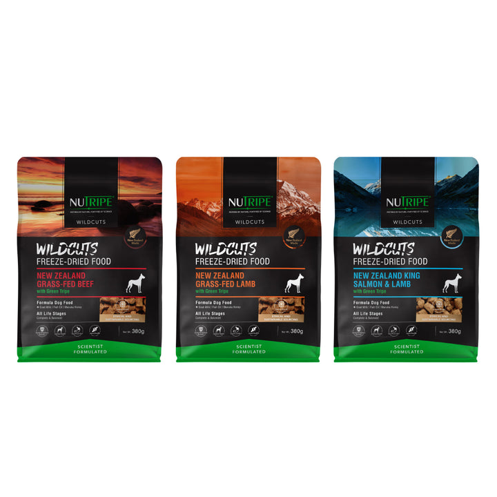 ドライフード ワイルドカット フリーズドライ 選べる3種 犬 総合栄養食