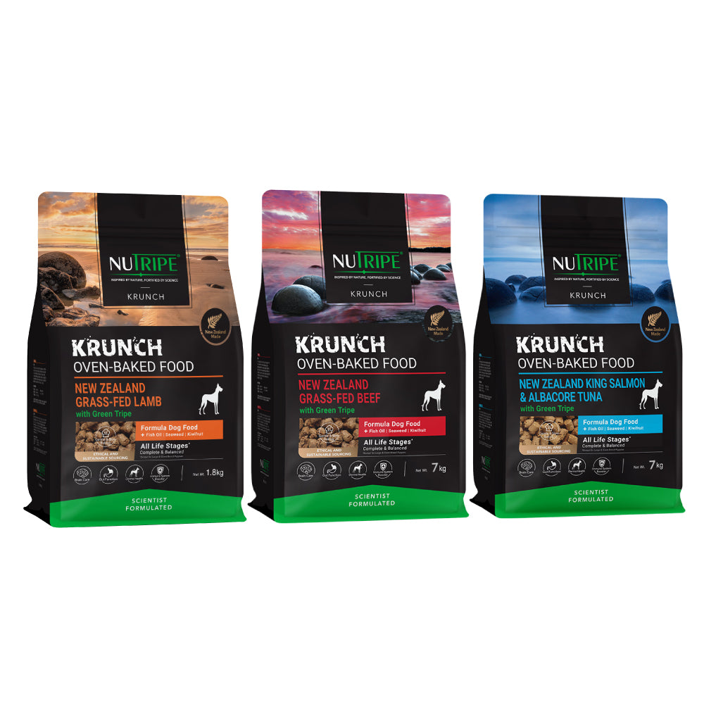 ドライフード 犬 クランチ 選べる3種 総合栄養食 ニュートライプ