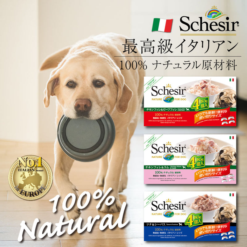 ドッグ ウェットフード 85g×4個パック シシア 選べる3種類