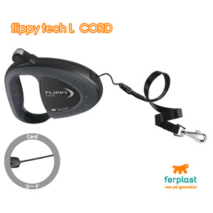 イタリアferplast社製伸縮リード　フリッピーテック　Ｌ　コードタイプ〜Flippy Tech L cord〜