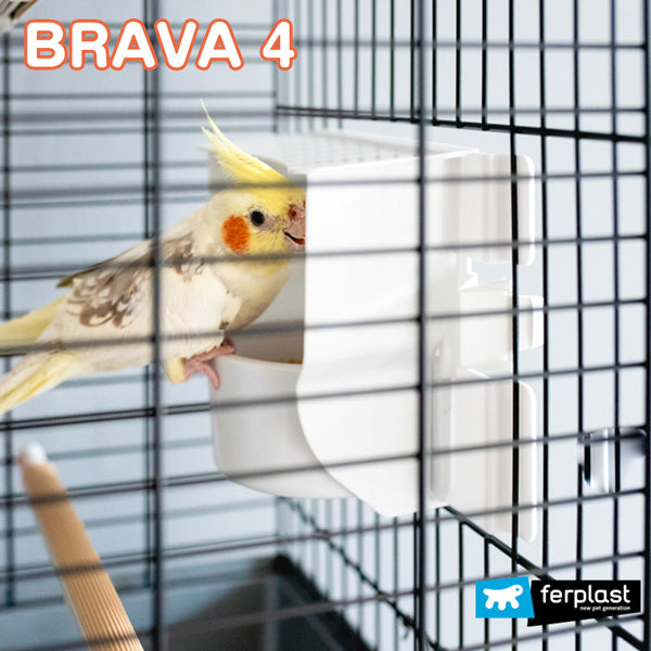 BRAVA 4 ブラバ4 鳥かご専用 回転式のエサ入れ