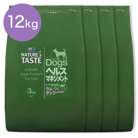 ヘルスマネジメント（ラム＆ダック）12.0kg ネイチャーズテイスト　