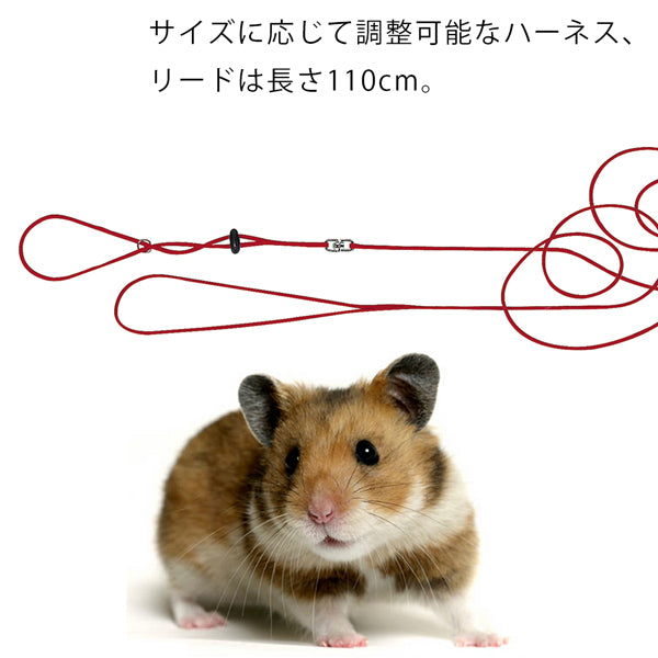 ハーネス リード セット ハムスター用  NY HAM HARNESS 小動物用