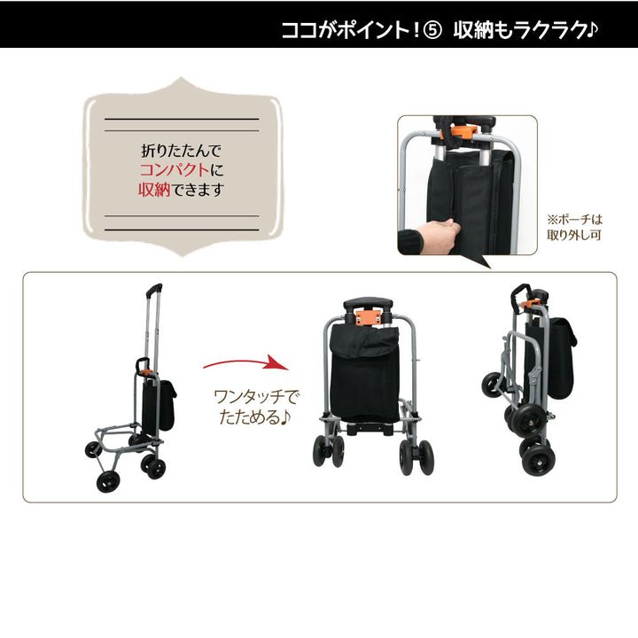 コンパクトな多機能 ペットカート スイートハート リュックタイプ S