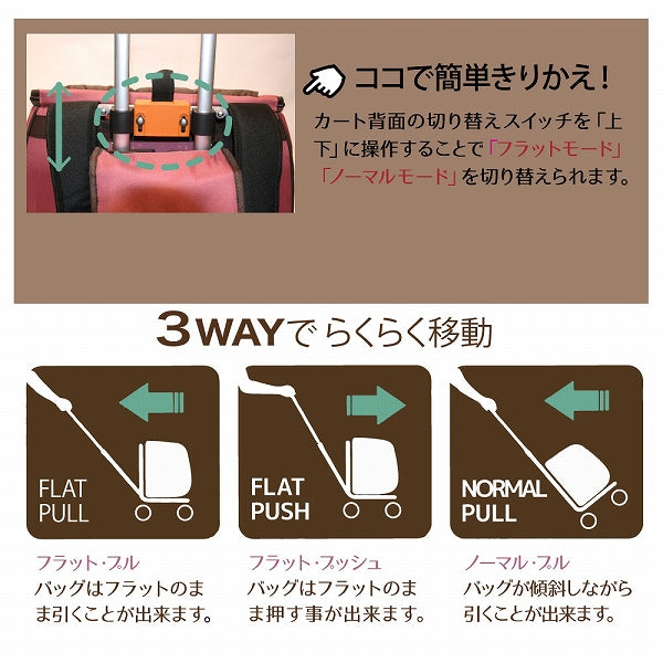 ペットカート スイートハート リュックタイプ S ドライローズ