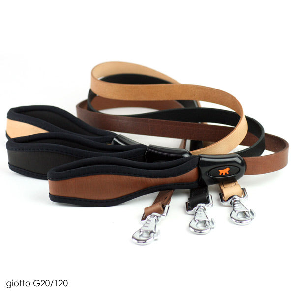 本革 リード 犬具 GIOTTO ジオット G20/120 犬 散歩用品 犬用 中型犬
