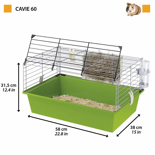 モルモット用ケージ　キャビエ　６０〜Cavie 60〜 イタリアferplast社