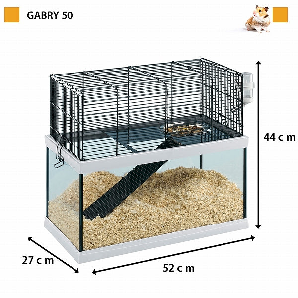 小動物用ケージ  ハウス  ガブリー GABRY 50 ハムスター スナネズミ 2階建 フルセット