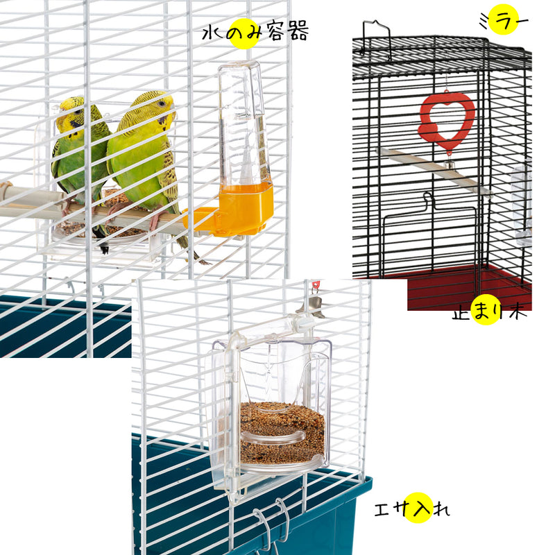鳥かご リコード 3 ブラック Rekord 3 Black イタリアferplast社製