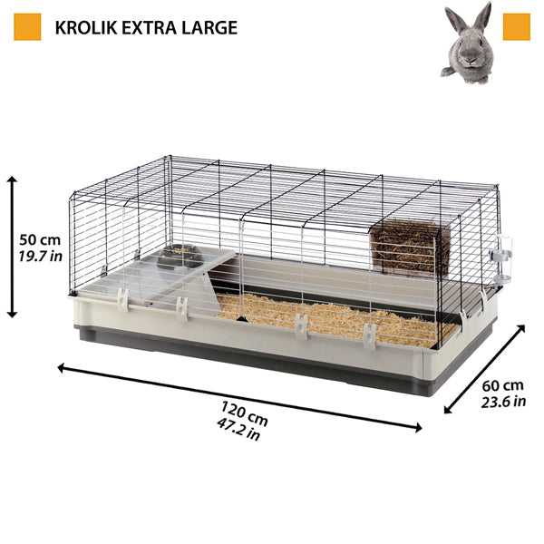 イタリアferplast社製　モルモット・うさぎ用ケージ 　クロリック　ＸＬ〜Krolik XL〜