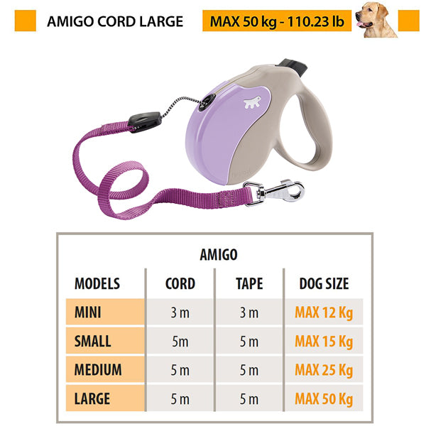 伸縮リード アミーゴ コード L AMIGO CORD  コード5m