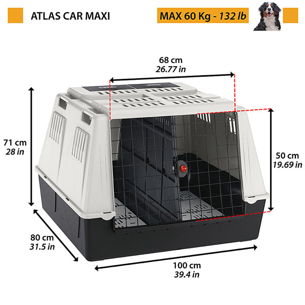 アトラスカー マキシ atlas Maxi 車載用 クレート 犬 ゲージ